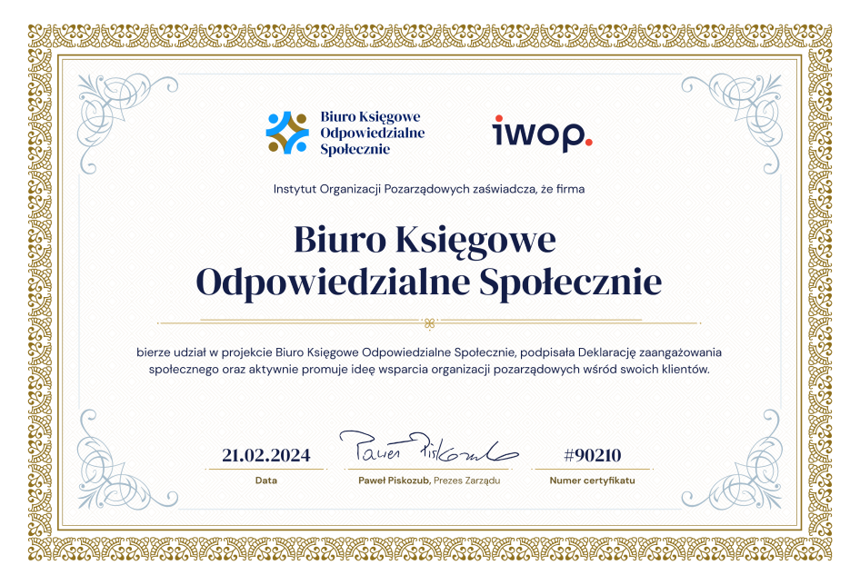 Biuro Księgowe Odpowiedzialne Społecznie