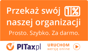 Przekaż 1% naszej organizacji