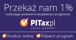 Przekaż 1% naszej organizacji