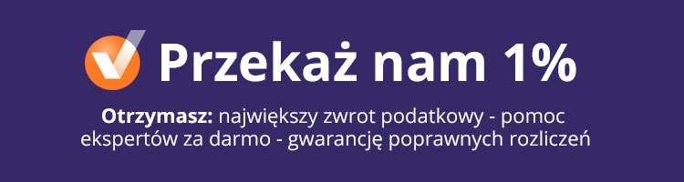 Przekaż 1% naszej organizacji