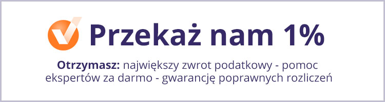 Przekaż 1% naszej organizacji